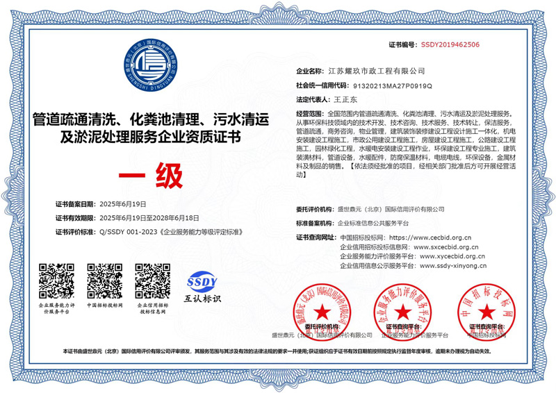 江宁企业资质证书